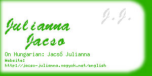 julianna jacso business card