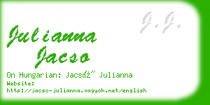 julianna jacso business card